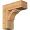 Ekena Millwork Olympic Block Smooth Bracket w/ Offset Brace, Western Red Cedar, 7 1/2"W x 20"D x 20"H BKT0806X20X20OLY05SWR - alternate 1